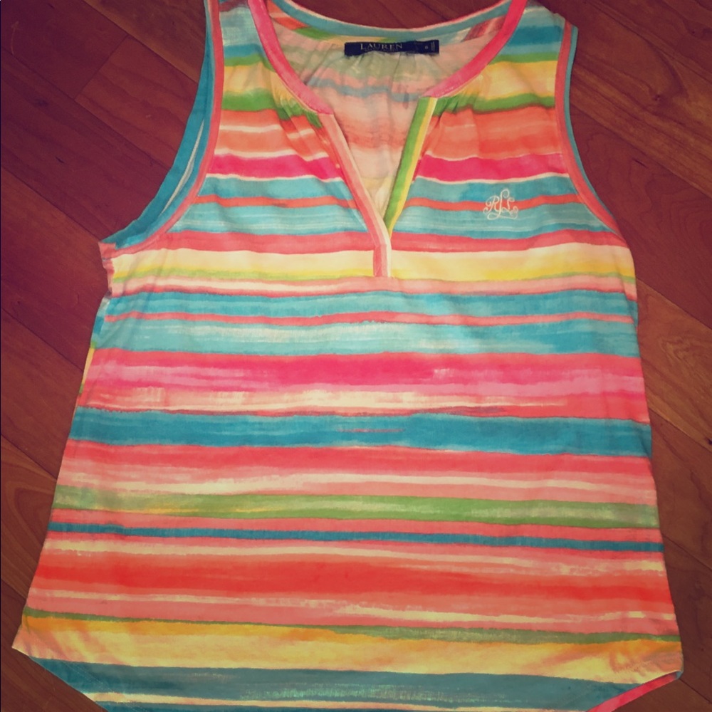 Ralph Lauren Rainbow Tank Top